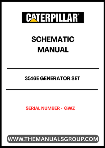 Discover the essential CAT 3516E Generator Set Schematic Manual, designed specifically for serial number GWZ. This comprehensive manual provides detailed schematics that are crucial for understanding the intricate workings of your generator set, ensuring optimal performance and reliability.