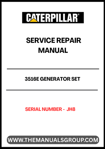 Discover the essential CAT 3516E Generator Set Service Repair Manual, specifically designed for serial number JH8. This comprehensive guide is your go-to resource for maintaining and troubleshooting your generator, ensuring optimal performance and longevity.