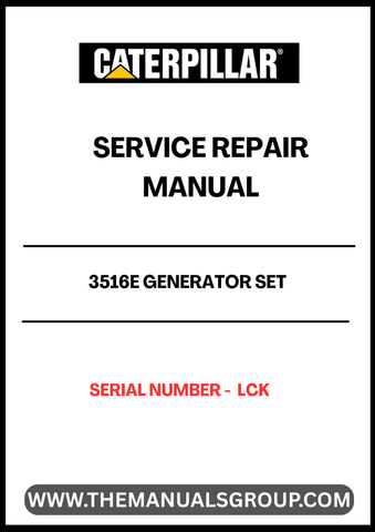 Ensure the longevity and optimal performance of your CAT 3516E Generator Set with our comprehensive Service Repair Manual, specifically designed for serial number LCK. This manual is an essential resource for technicians and operators, providing detailed instructions and insights into maintenance and repair procedures.