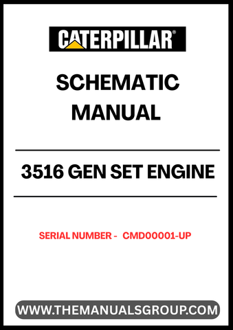 Discover the CAT 3516 Gen Set Engine Schematic Manual, designed specifically for serial numbers CMD00001 and up. This comprehensive manual provides detailed schematics that are essential for understanding the intricate workings of your engine, ensuring optimal performance and maintenance.