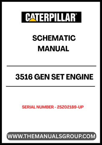 Unlock the full potential of your CAT 3516 Gen Set Engine with our comprehensive Schematic Manual, specifically designed for serial numbers 25Z02189 and up. This manual serves as an essential resource for technicians and engineers, providing detailed schematics that simplify troubleshooting and maintenance tasks.