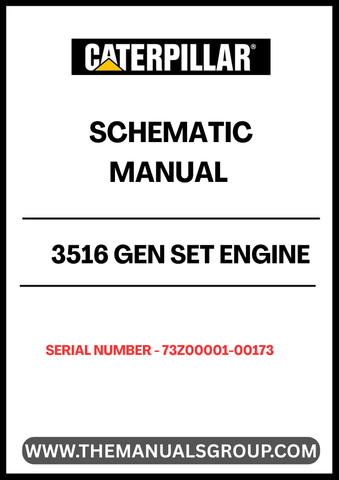 Enhance your operational efficiency with the CAT 3516 Gen Set Engine Schematic Manual, specifically designed for serial number 73Z00001-00173. This comprehensive manual provides detailed schematics that are essential for understanding the intricate workings of your engine, ensuring you have the right information at your fingertips for maintenance and troubleshooting.