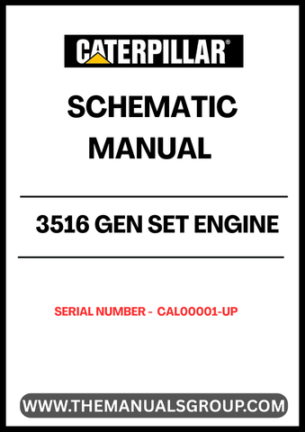 Discover the essential CAT 3516 Gen Set Engine Schematic Manual, designed specifically for serial numbers CAL00001 and up. This comprehensive manual provides detailed schematics that are crucial for understanding the intricate workings of your engine, ensuring optimal performance and maintenance.