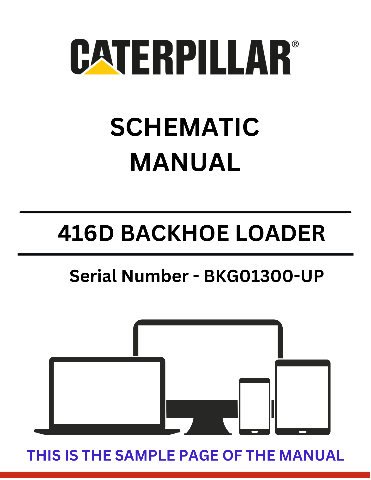 Discover the CAT 416D Backhoe Loader Schematic Manual for models S/N BKG01300-UP, featuring detailed insights powered by the reliable 3054 engine.