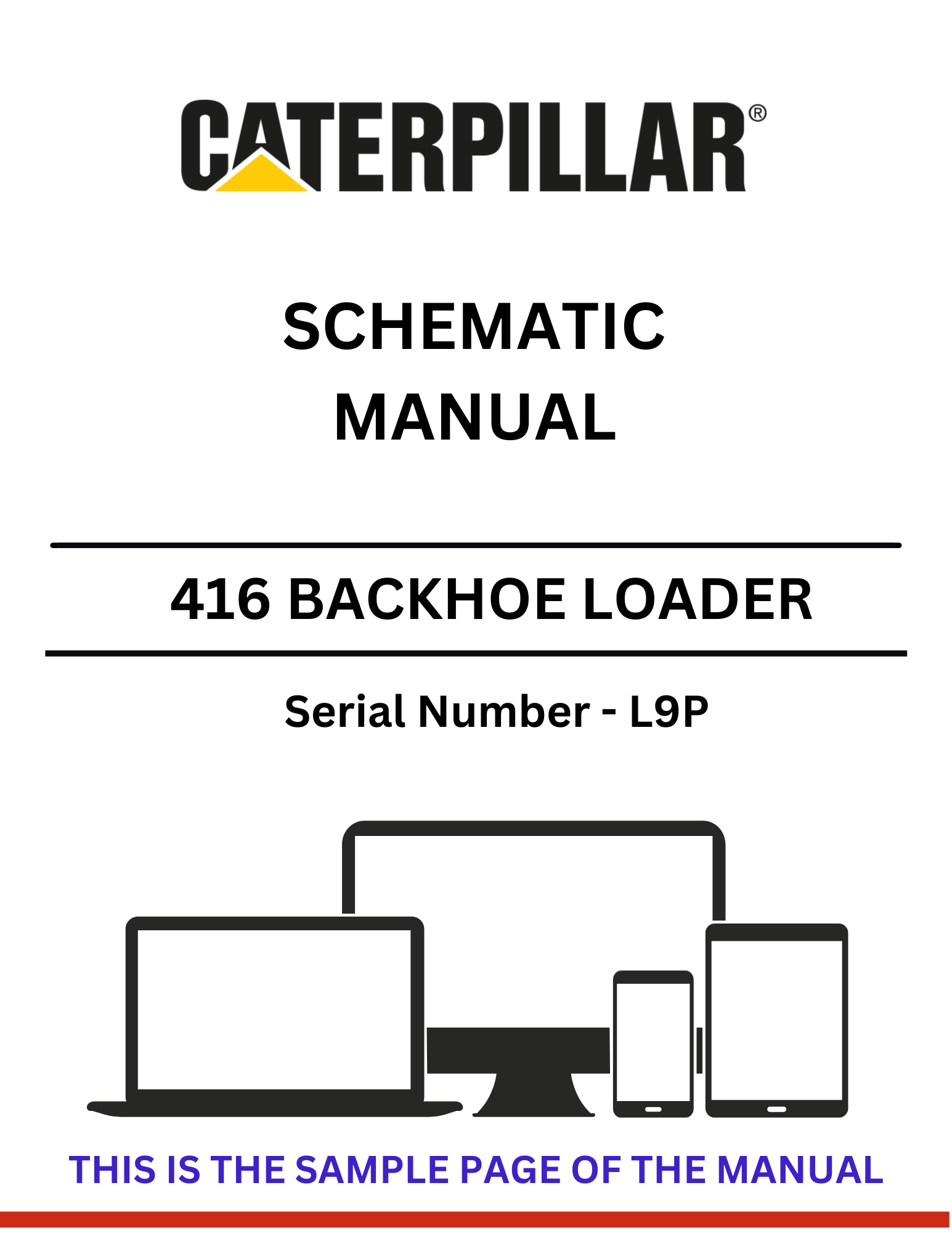 Discover the CAT 416 Backhoe Loader Schematic Manual (S/N - L9P). Access detailed diagrams and specifications to enhance your equipment maintenance and repair.