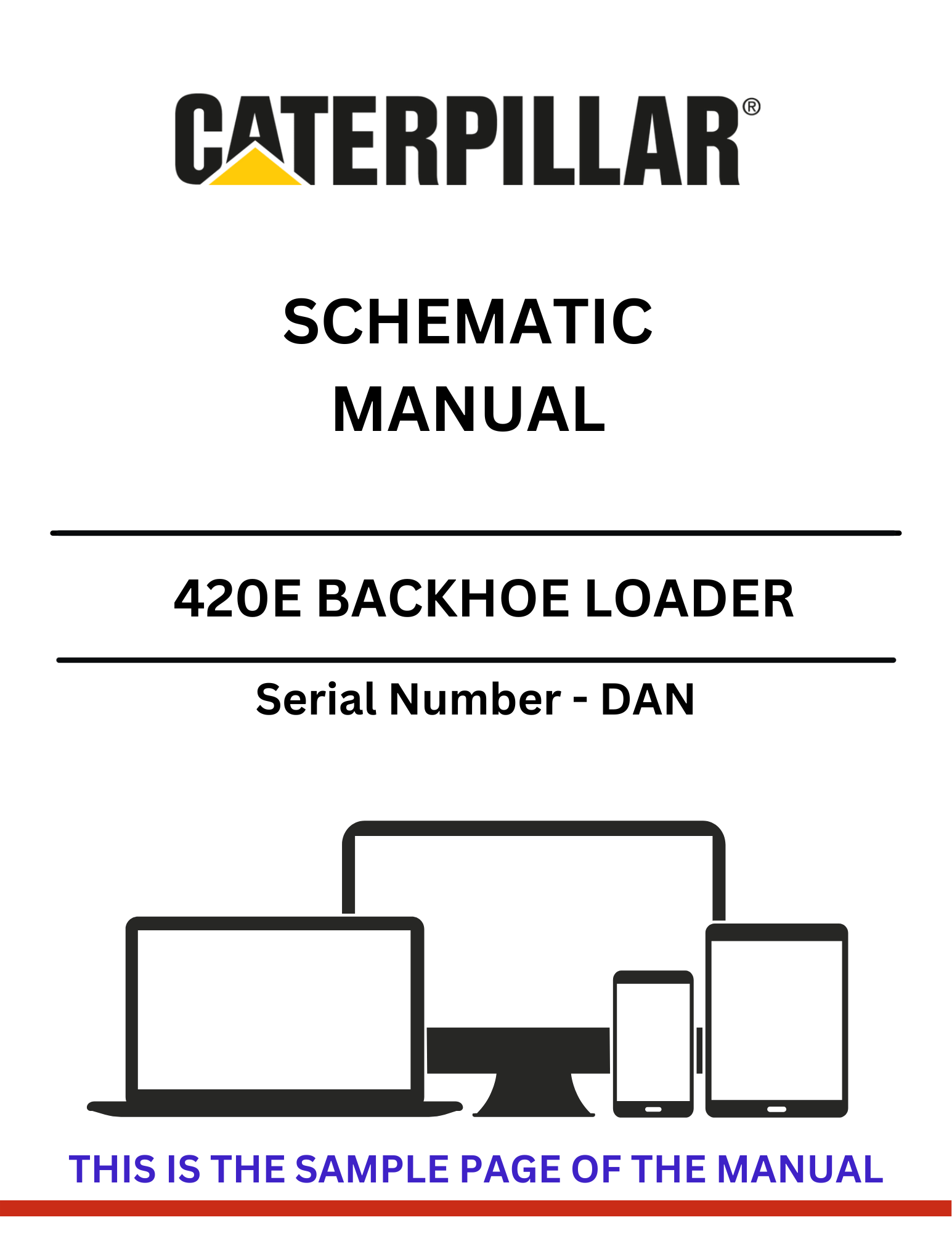 Discover the CAT 420E Backhoe Loader Schematic Manual for S/N - DAN. Access detailed diagrams and specifications to enhance your equipment maintenance and repair.