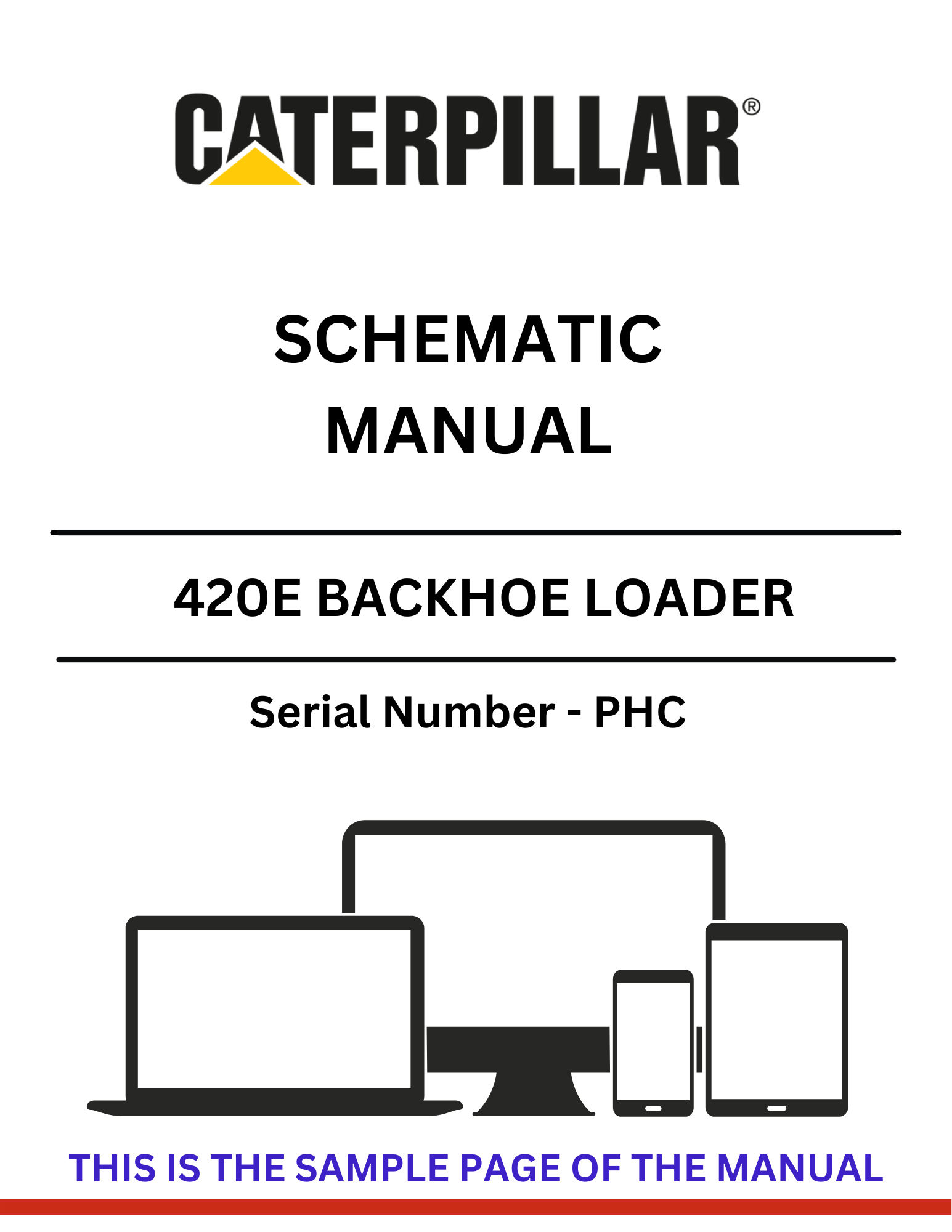  Discover the CAT 420E Backhoe Loader Schematic Manual (S/N - PHC). Access detailed diagrams and specifications to enhance your equipment maintenance and repair.