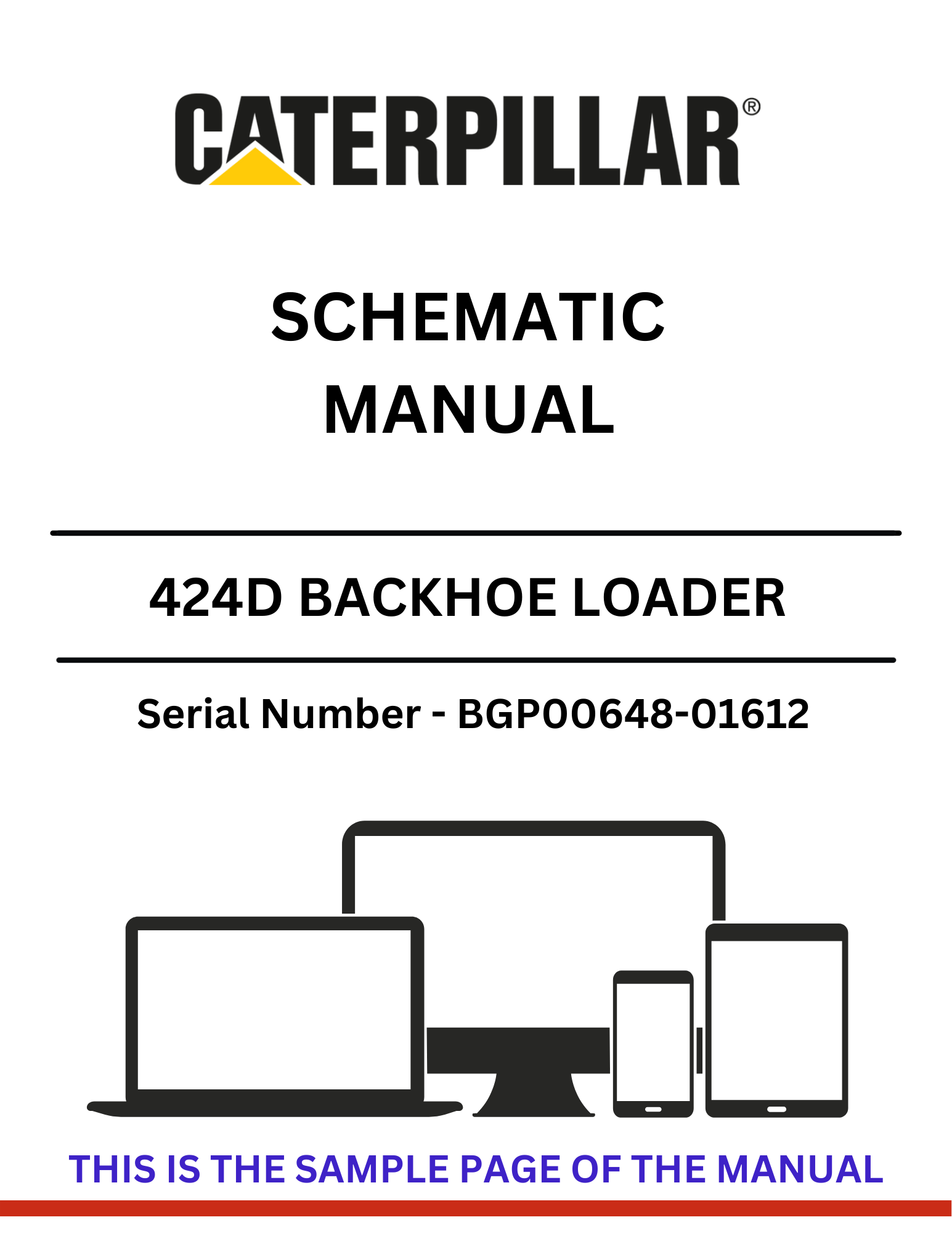  Discover the CAT 424D Backhoe Loader Schematic Manual for S/N BGP00648-01612, powered by the reliable 3054B engine. Access essential diagrams and specifications.