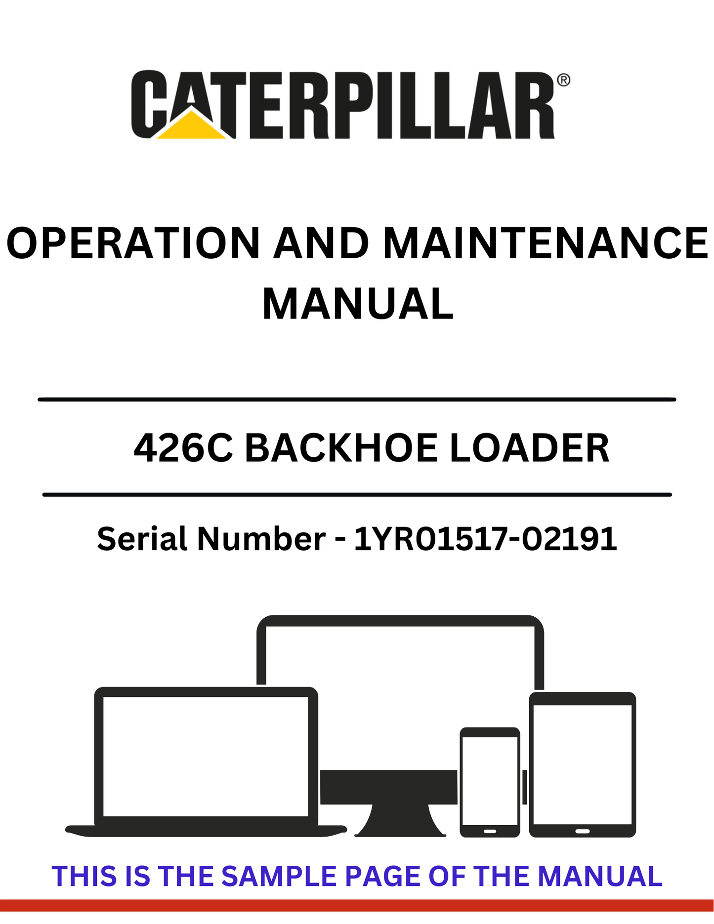 Discover the comprehensive operation and maintenance manual for the CAT 426C Backhoe Loader, powered by the 3054 engine. Essential for optimal performance.