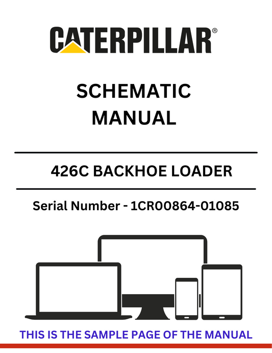  Discover the CAT 426C Backhoe Loader Schematic Manual for S/N 1CR00864-01085, powered by the reliable 3054 engine. Access essential diagrams and specifications.
