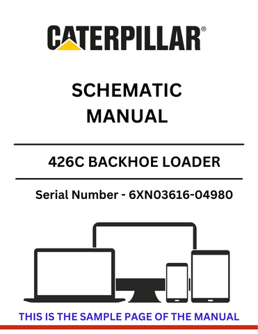 Discover the CAT 426C Backhoe Loader Schematic Manual for S/N 6XN03616-04980, powered by the reliable 3054 engine. Essential resource for operators and technicians.