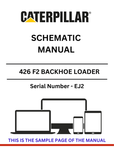 Discover the CAT 426 F2 Backhoe Loader Schematic Manual (S/N - EJ2). Access detailed diagrams and specifications to enhance your equipment maintenance and repair.