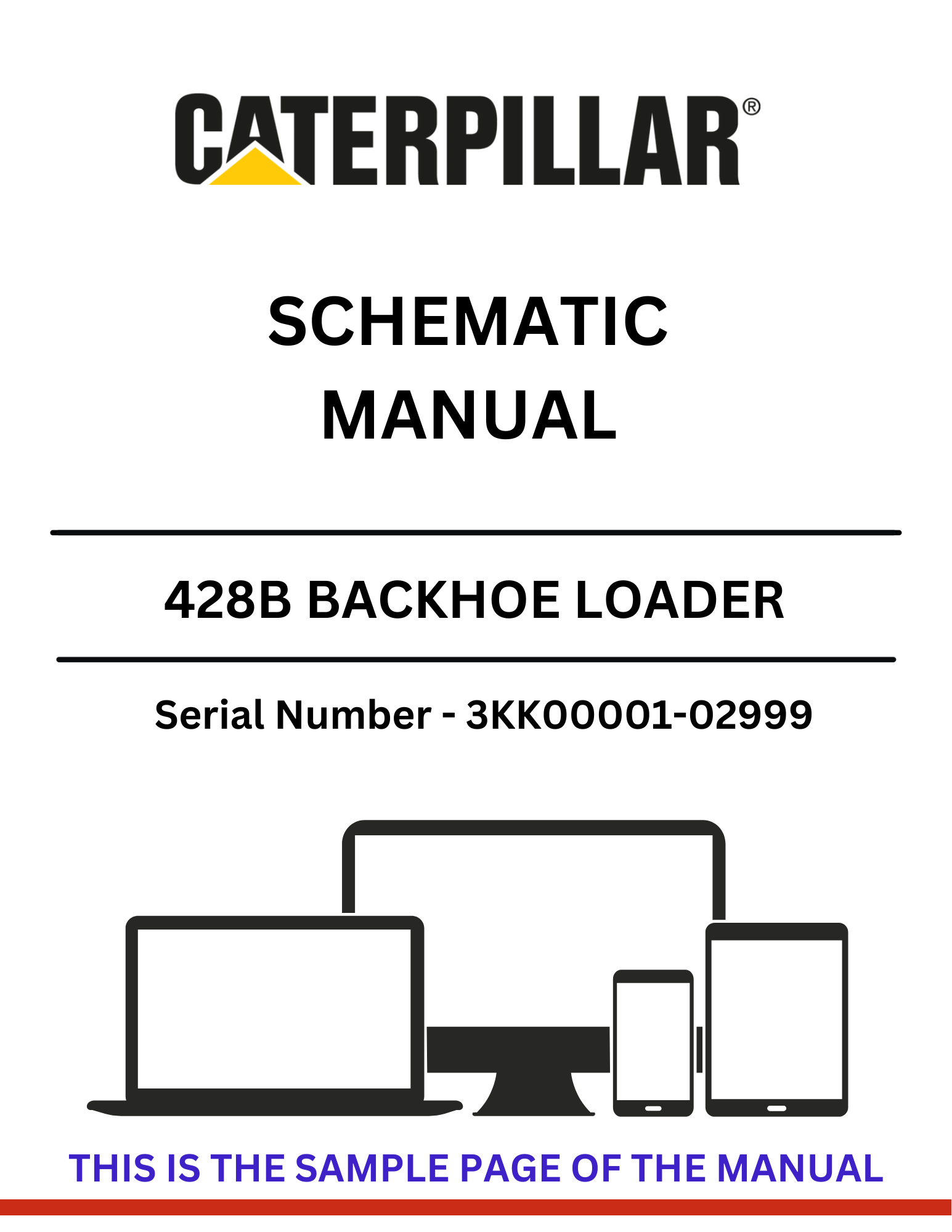  Discover the CAT 428B Backhoe Loader Schematic Manual for S/N 3KK00001-02999, powered by the reliable 3054 engine. Access essential diagrams and specifications.