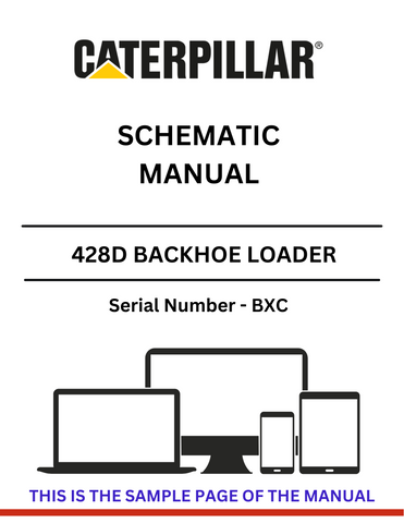 Discover the CAT 428D Backhoe Loader Schematic Manual (S/N - BXC). Access detailed diagrams and specifications to enhance your equipment maintenance and repair.