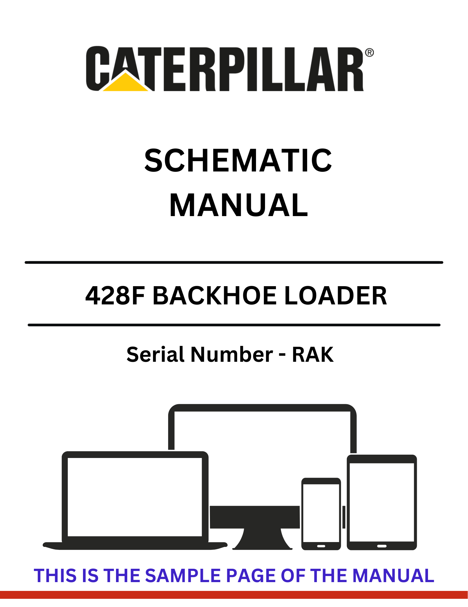 Discover the CAT 428F Backhoe Loader Schematic Manual for S/N RAK. Access detailed diagrams and specifications to enhance your equipment maintenance and repair.