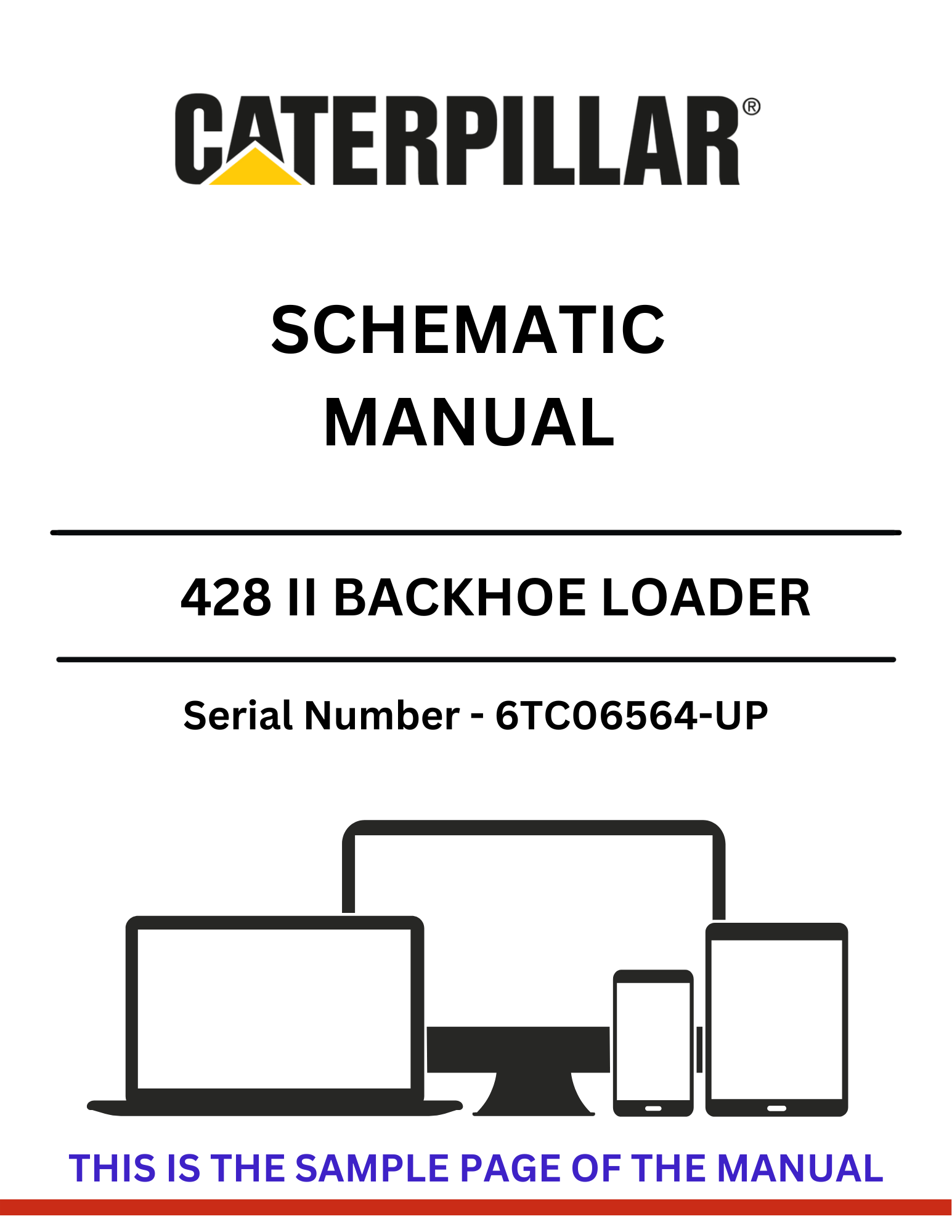 Discover the CAT 428 II Backhoe Loader Schematic Manual for S/N 6TC06564-UP, featuring detailed insights on the powerful 4.236 diesel engine.