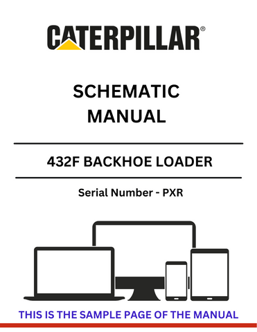 Discover the CAT 432F Backhoe Loader Schematic Manual (S/N - PXR). Access detailed diagrams and specifications to enhance your equipment maintenance and repair.