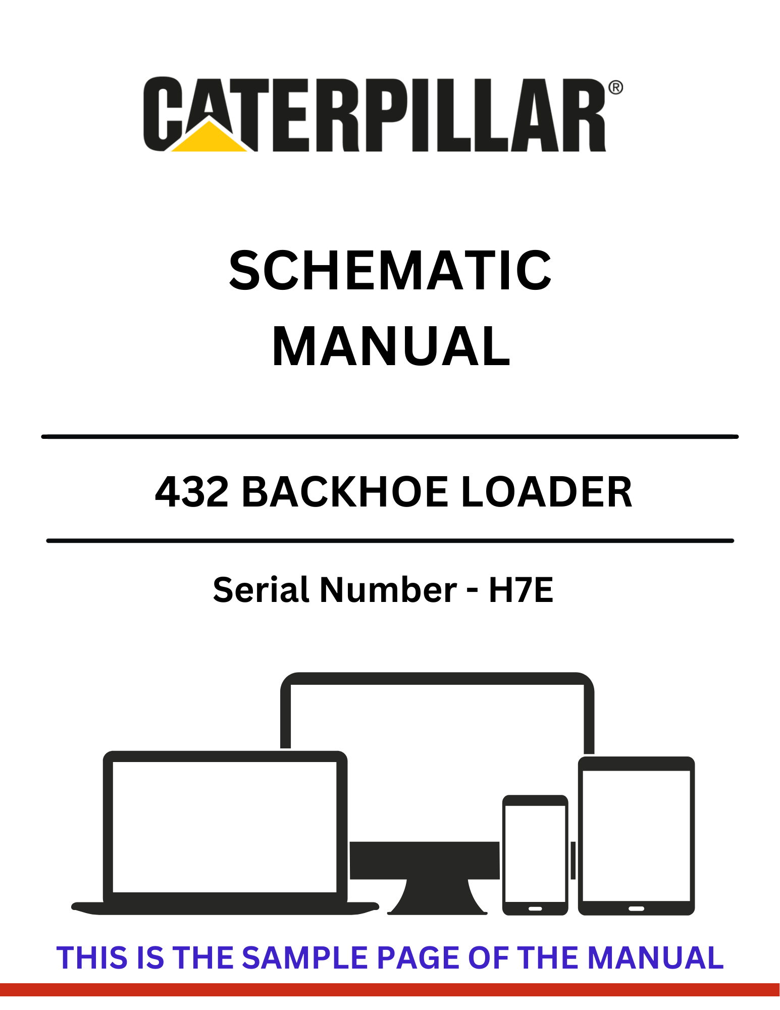  Discover the CAT 432 Backhoe Loader Schematic Manual (S/N - H7E) for detailed insights and technical guidance to enhance your equipment's performance.