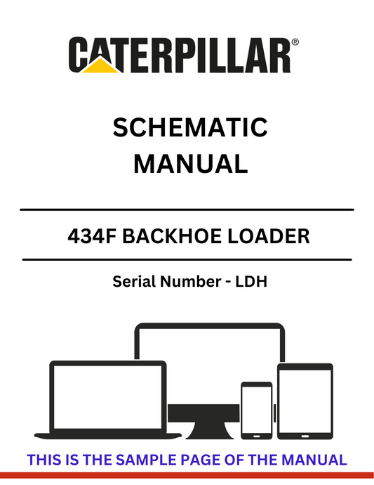 Discover the CAT 434F Backhoe Loader Schematic Manual (S/N - LDH) for detailed insights and technical guidance to enhance your equipment's performance.