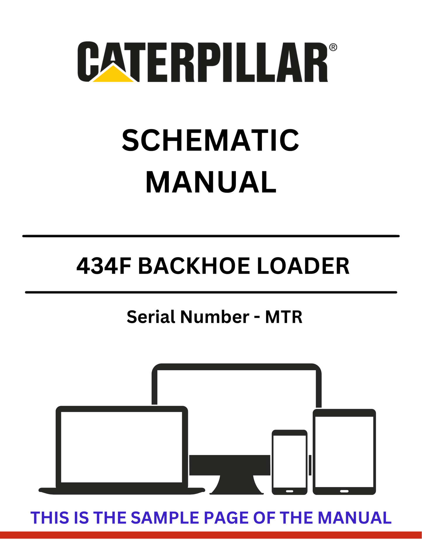 Discover the CAT 434F Backhoe Loader Schematic Manual for S/N - MTR. Access detailed diagrams and specifications to enhance your equipment maintenance.