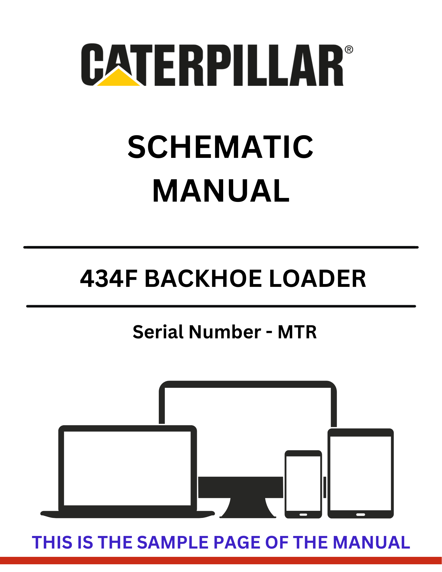 Discover the CAT 434F Backhoe Loader Schematic Manual for S/N - MTR. Access detailed diagrams and specifications to enhance your equipment maintenance.