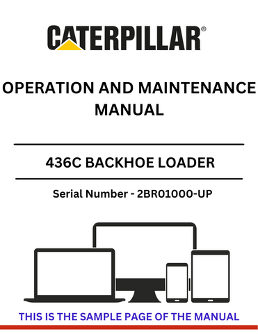 Discover the comprehensive operation and maintenance manual for the CAT 436C Backhoe Loader, powered by the 3054 engine. Essential for S/N 2BR01000-UP.