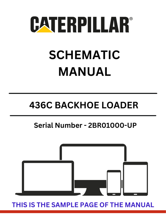  Discover the CAT 436C Backhoe Loader Schematic Manual for S/N 2BR01000-UP, featuring detailed insights powered by the reliable 3054 engine.