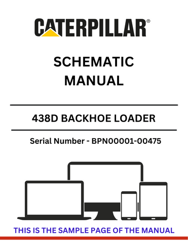 Discover the CAT 438D Backhoe Loader Schematic Manual for S/N BPN00001-00475, powered by the reliable 3054 engine. Access detailed diagrams and specifications.