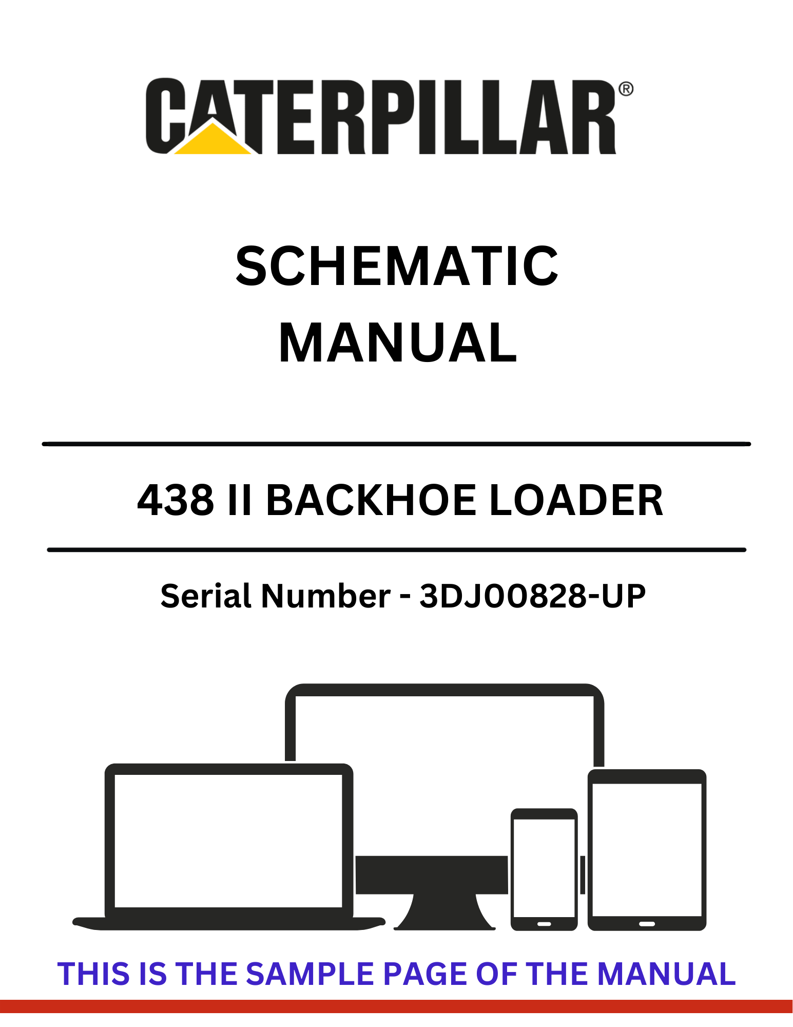 Discover the CAT 438 II Backhoe Loader Schematic Manual for S/N 3DJ00828-UP. Access detailed diagrams and specifications powered by a 4.236 diesel engine.