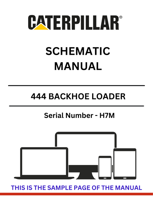 Discover the comprehensive CAT 444 Backhoe Loader Schematic Manual (S/N - H7M). Access detailed diagrams and specifications for optimal maintenance and repair.