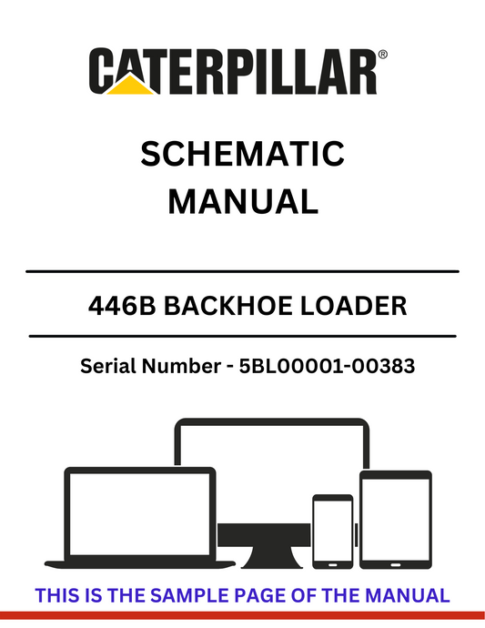 Discover the CAT 446B Backhoe Loader Schematic Manual for S/N 5BL00001-00383. Get detailed insights and diagrams powered by the reliable 3114 engine.