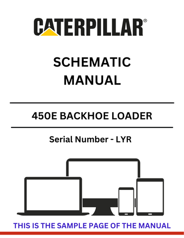 Discover the comprehensive schematic manual for the CAT 450E Backhoe Loader (S/N - LYR). Access detailed diagrams and technical insights for optimal performance.