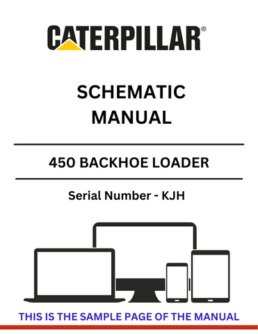 Discover the comprehensive schematic manual for the CAT 450 Backhoe Loader (S/N - KJH). Access detailed diagrams and technical insights for optimal performance.