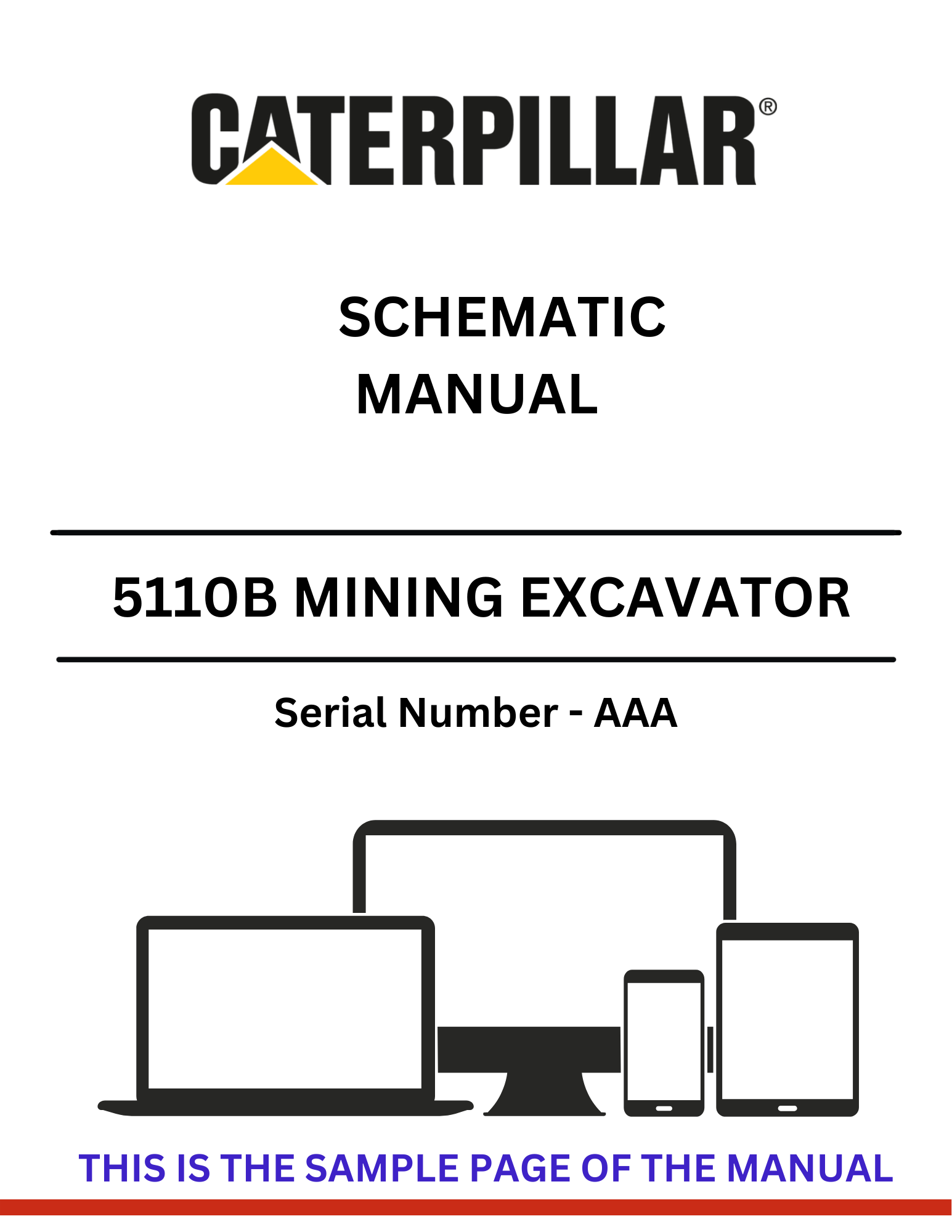 Explore the CAT 5110B Mining Excavator Schematic Manual (S/N - AAA). Find essential schematics and technical details for optimal performance and maintenance.