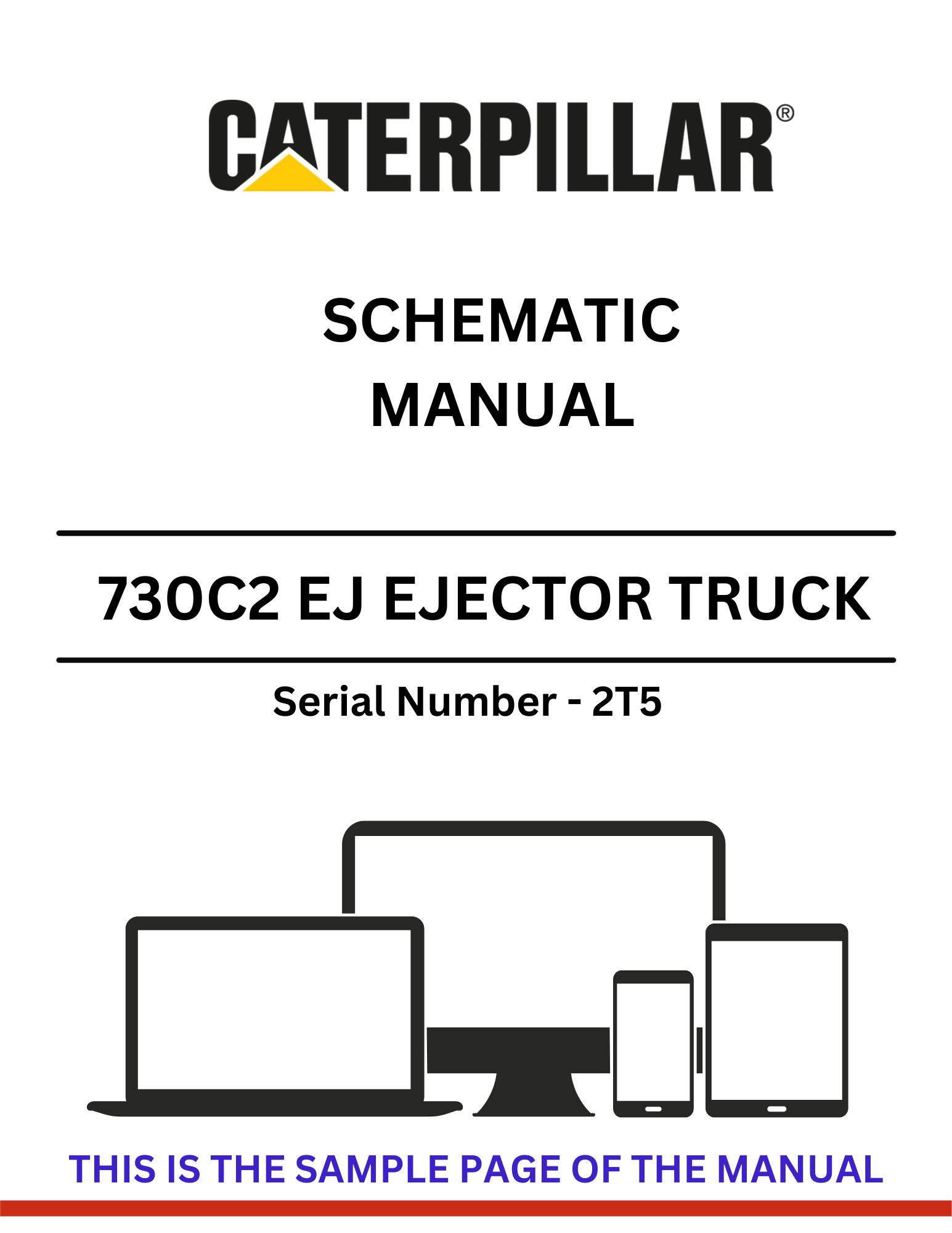  Discover the CAT 730C2 EJ Ejector Truck Schematic Manual (S/N - 2T5). Access detailed schematics and technical insights for optimal performance and maintenance.