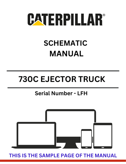  Explore the CAT 730C Ejector Truck Schematic Manual (S/N -LFH) for essential schematics and technical guidance to optimize your equipment performance.