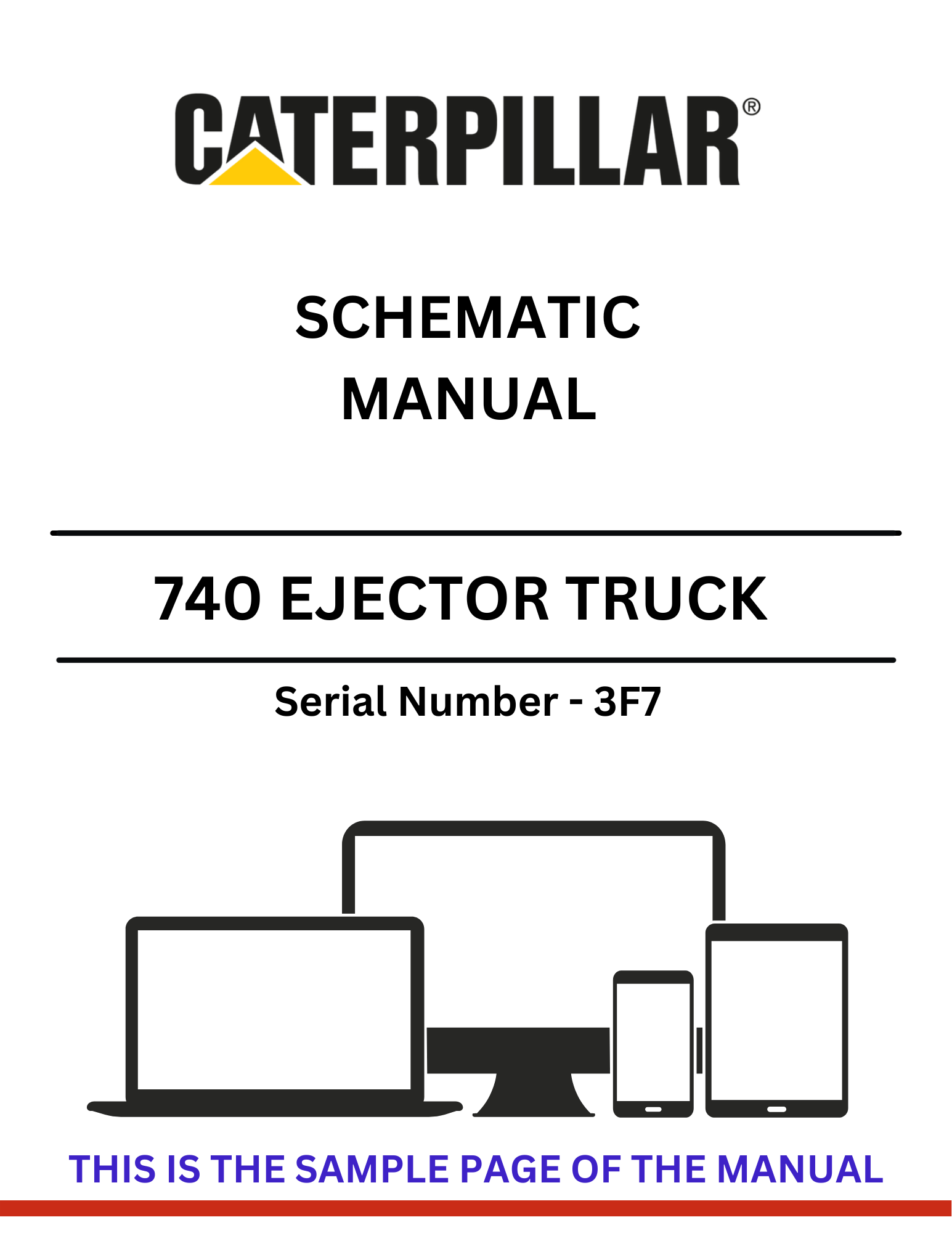 Discover the CAT 740 Ejector Truck Schematic Manual (S/N - 3F7) for detailed insights and technical specifications to enhance your operational efficiency.