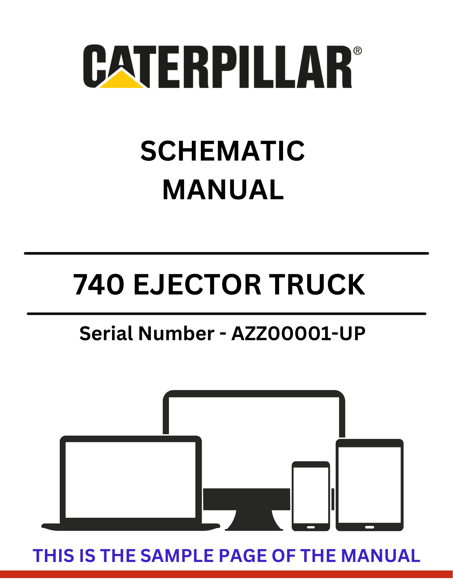 Discover the CAT 740 Ejector Truck Schematic Manual for S/N AZZ00001-UP. Access detailed diagrams and specifications to enhance your maintenance and repair efforts.