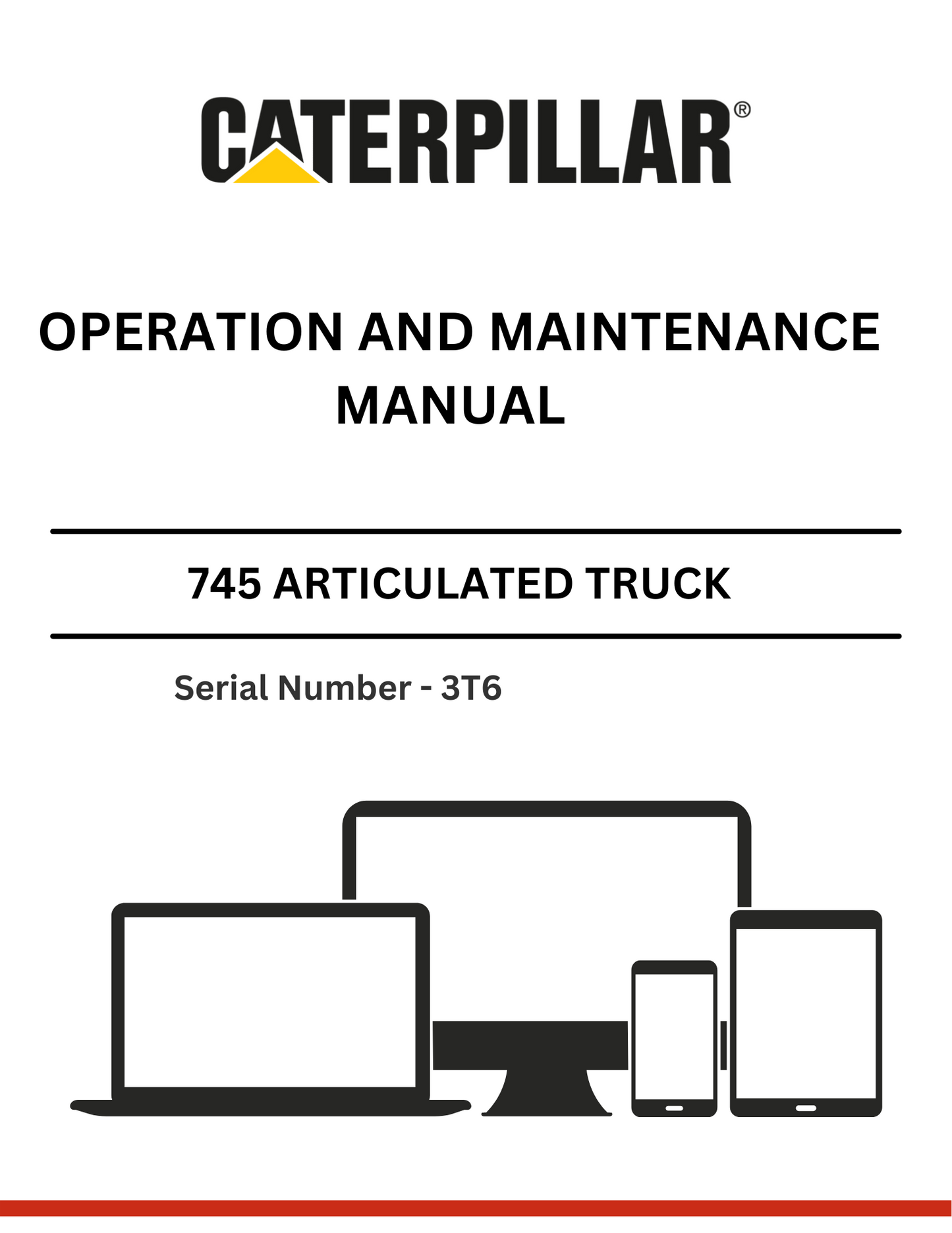 Discover the comprehensive CAT 745 Articulated Truck Operation and Maintenance Manual (S/N - 3T6) for optimal performance and longevity of your equipment.