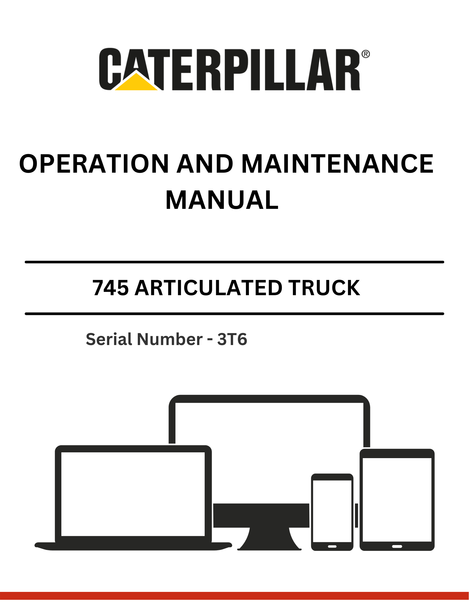 Discover the comprehensive CAT 745 Articulated Truck Operation and Maintenance Manual (S/N - 3T6) for optimal performance and longevity of your equipment.