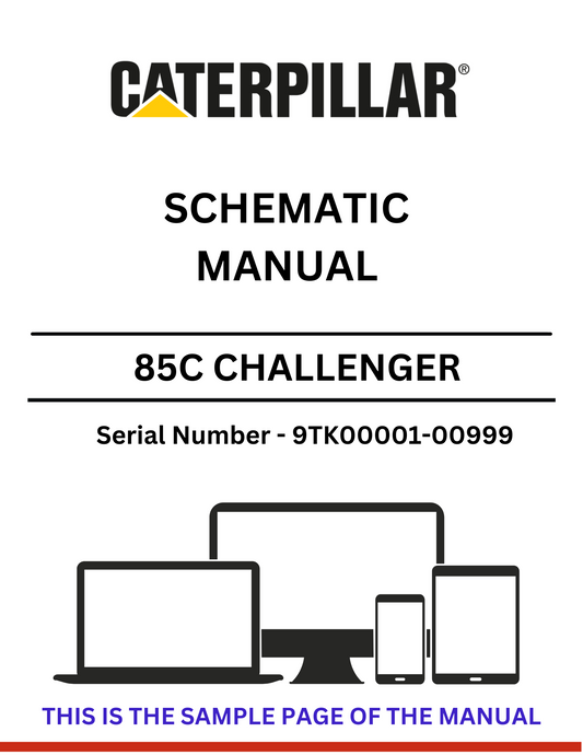 Discover the CAT 85C Challenger Schematic Manual for S/N 9TK00001-00999, powered by the 3176 engine. Access detailed schematics and technical insights.