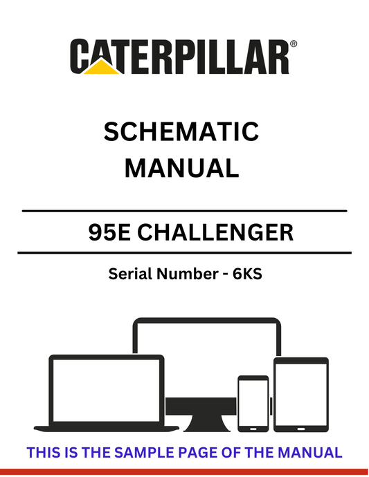  Discover the CAT 95E Challenger Schematic Manual (S/N - 6KS) for detailed insights and technical guidance. Perfect for maintenance and repair professionals.