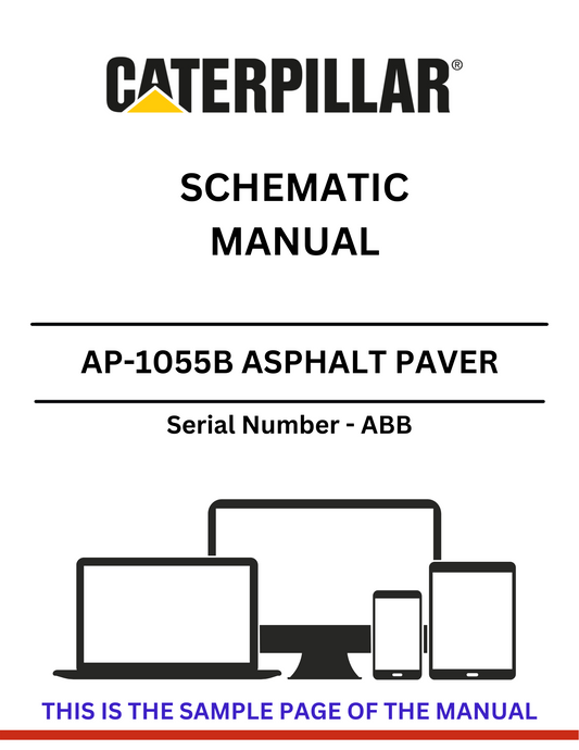 Access the CAT AP-1055B Asphalt Paver Schematic Manual (S/N - ABB) for comprehensive schematics and expert tips to optimize your asphalt paving projects.