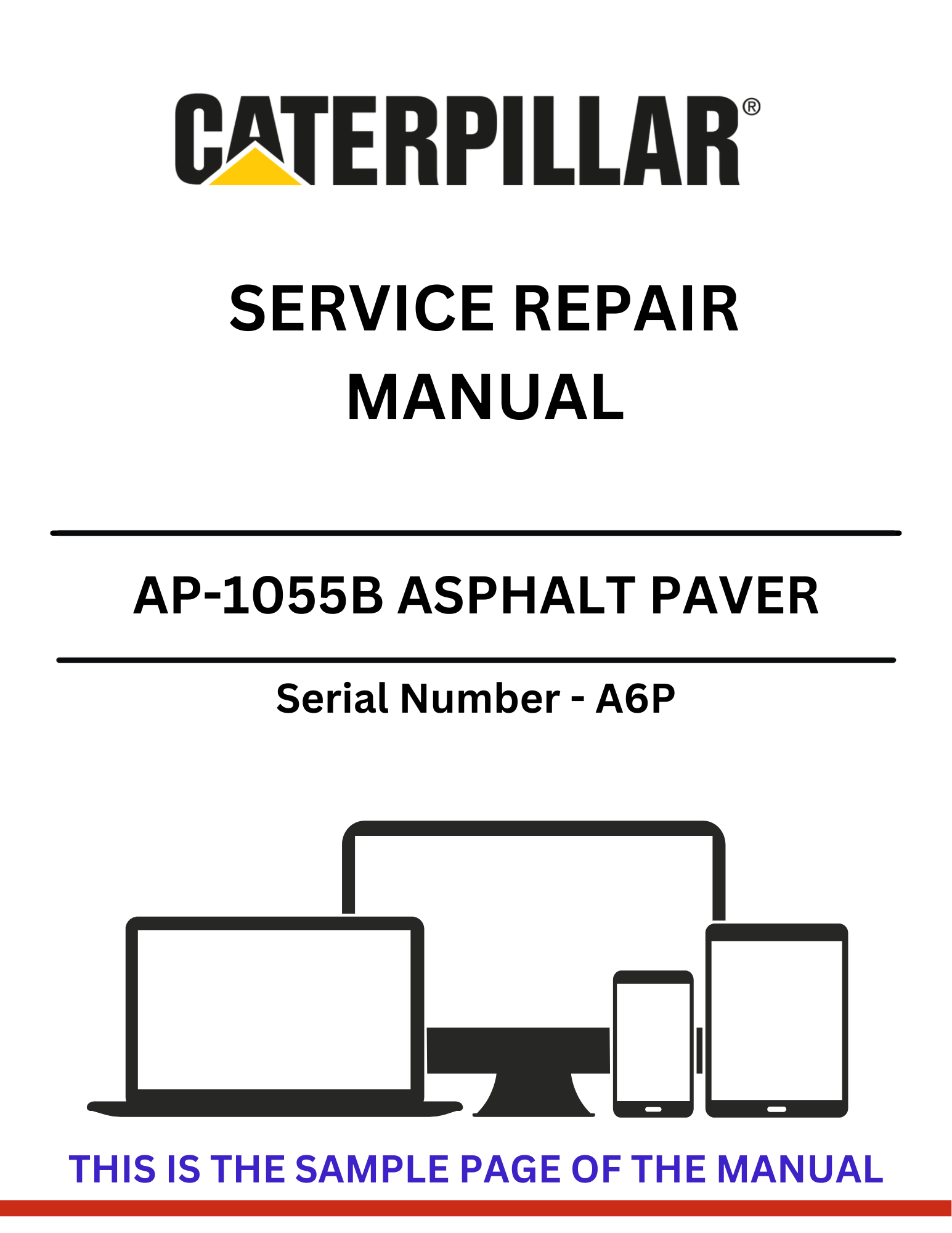 Discover the CAT AP-1055D Asphalt Paver Service Repair Manual (S/N - A6P). Access essential maintenance tips and troubleshooting guidance for optimal performance.