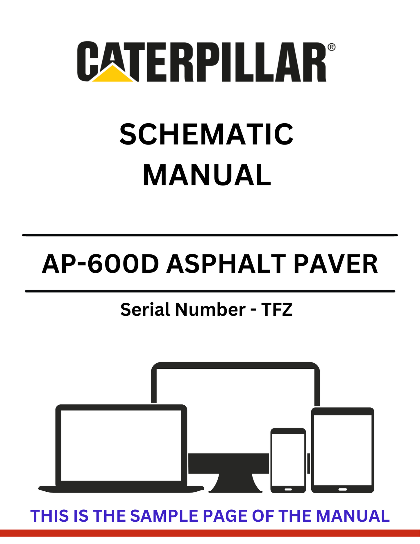 Discover the CAT AP-600D Asphalt Paver Schematic Manual (S/N - TFZ). Access detailed diagrams and specifications to enhance your equipment maintenance and repair.