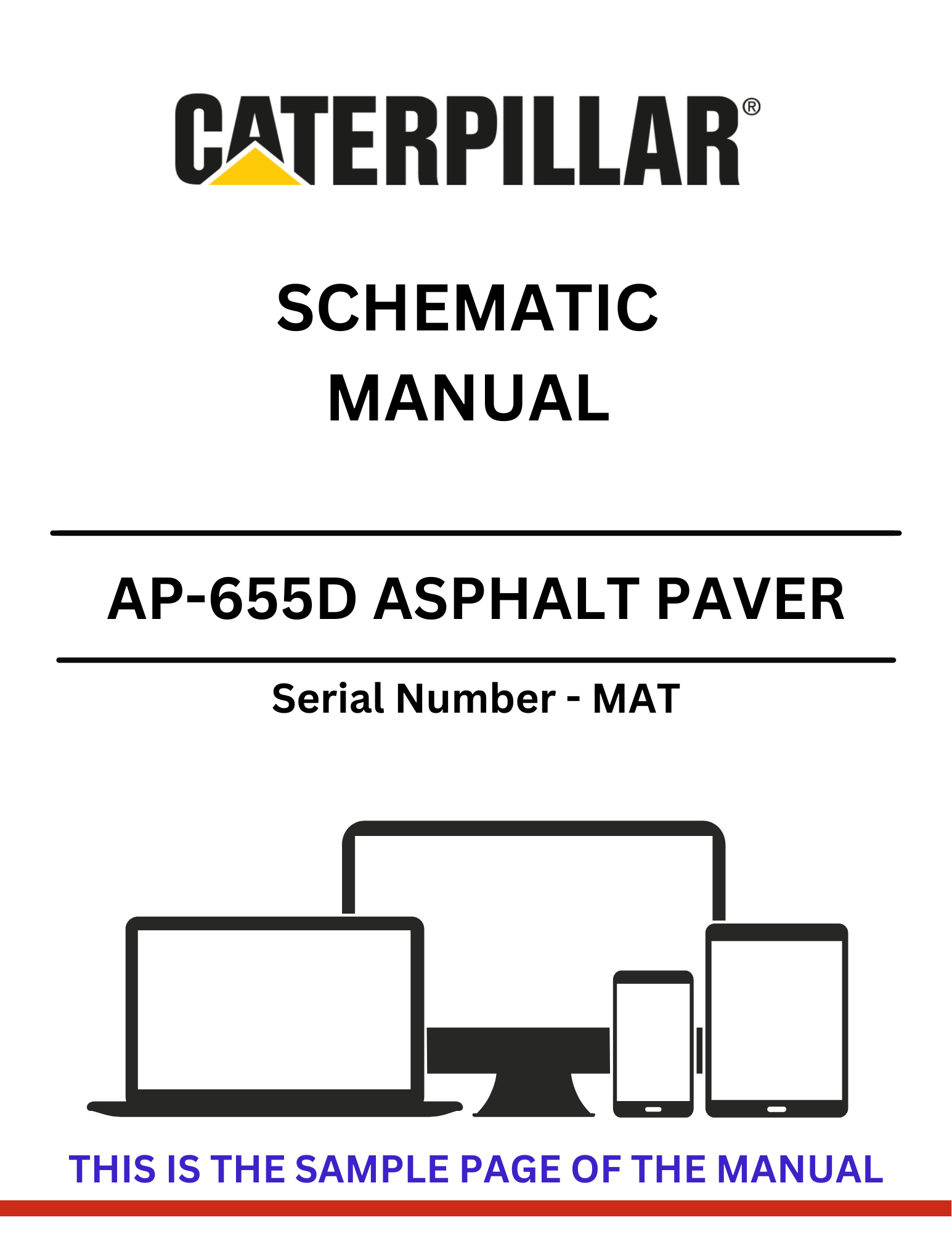 Explore the CAT AP-655D Asphalt Paver Schematic Manual S/N - MAT. Find essential schematics and technical details to optimize your paving operations.