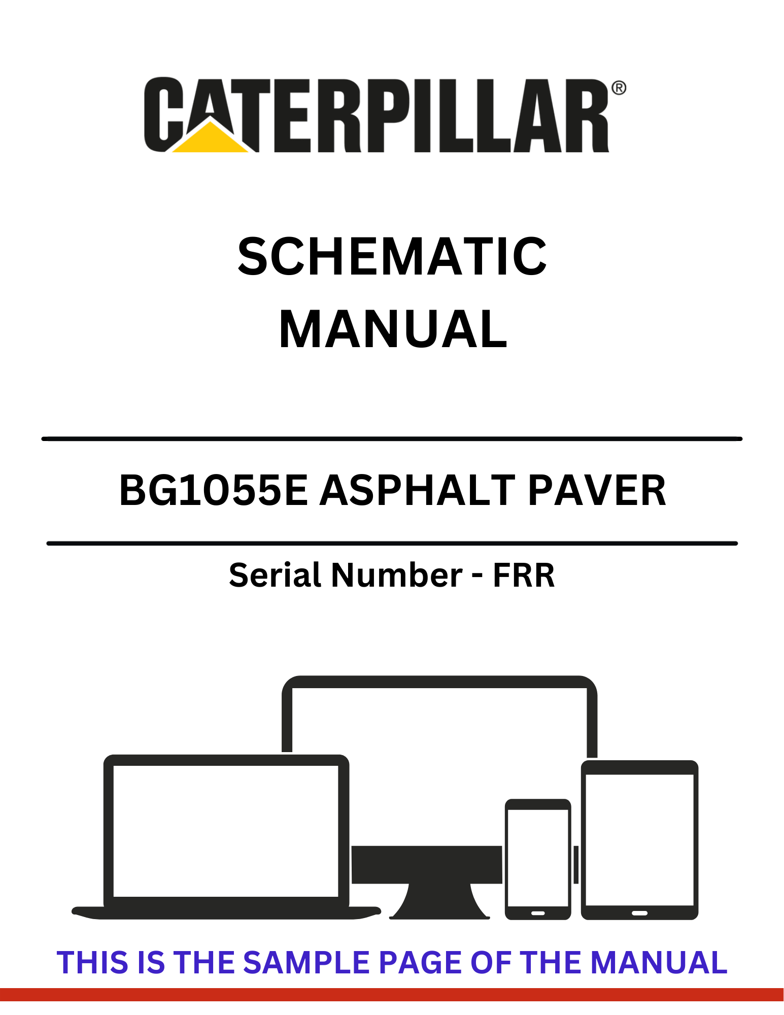 Explore the CAT BG1055E Asphalt Paver Schematic Manual (S/N - FRR) for essential diagrams and specifications to optimize your asphalt paving operations.