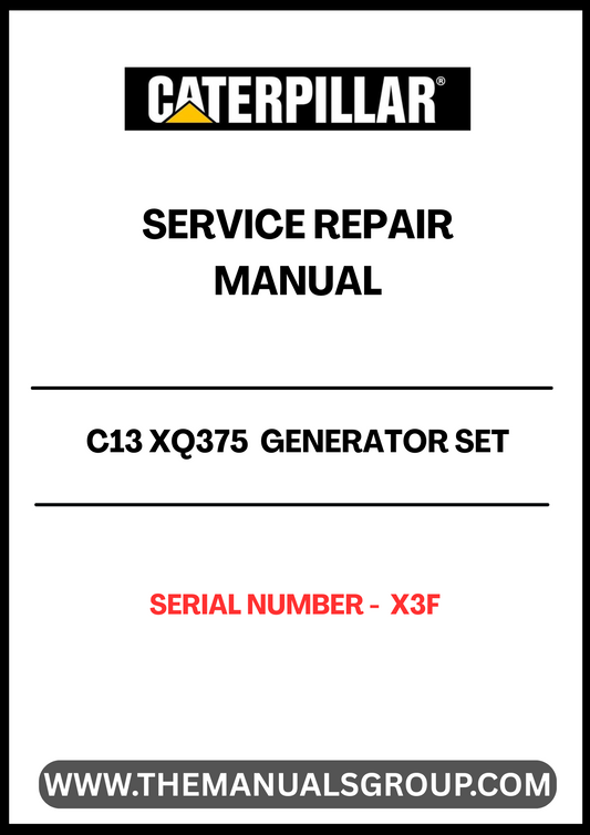 The CAT C13 XQ375 Generator Set Service Repair Manual is an essential resource for maintaining and troubleshooting your generator. Designed specifically for the C13 XQ375 model, this manual provides detailed instructions and diagrams to ensure optimal performance and longevity of your equipment.
