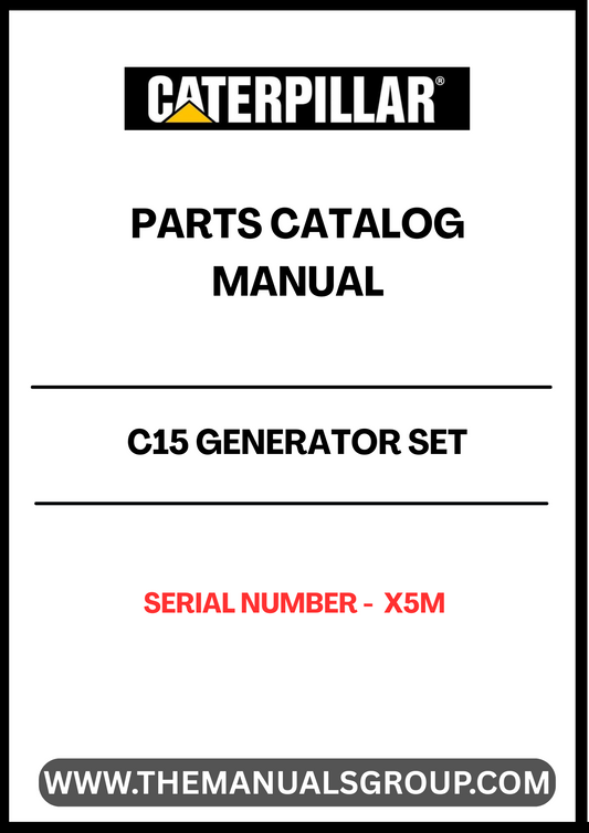 Enhance the performance and longevity of your CAT C15 generator set with our comprehensive Parts Catalog Manual, specifically designed for serial number X5M. This manual serves as an essential resource for identifying and sourcing the right components, ensuring your generator operates at peak efficiency.