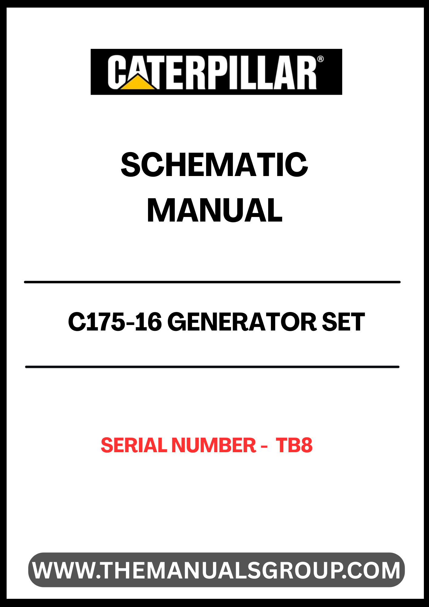 Discover the CAT C175-16 Generator Set Schematic Manual, a vital resource for anyone working with this powerful generator. This manual provides detailed schematics that simplify troubleshooting and maintenance, ensuring your generator operates at peak performance. With clear illustrations and comprehensive information, you can easily navigate the complexities of the C175-16 model.